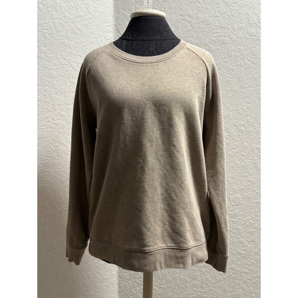 Monbarth Saint Barth Tan Organic Cotton Graphic Sweatshirt Womens Medium